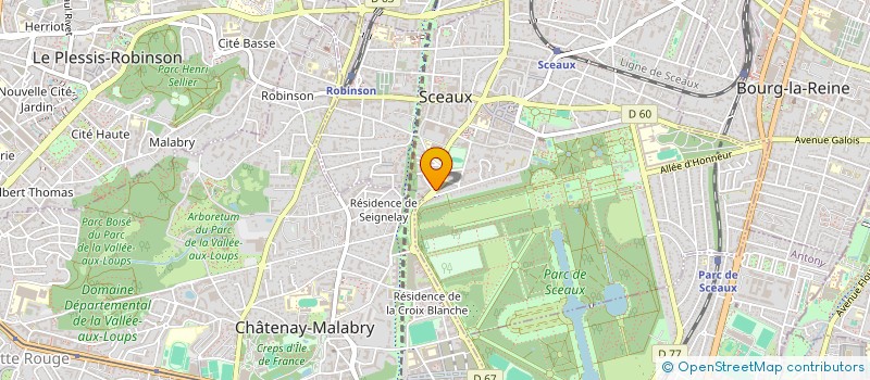 localisation de l'entreprise PIRON CONSULTING à SCEAUX