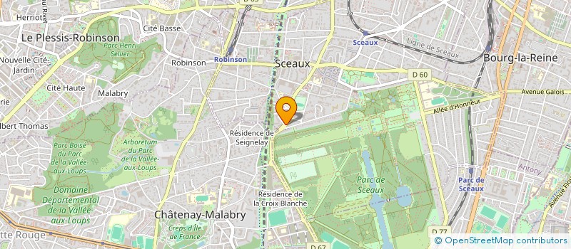 localisation de l'entreprise PIRON PATRIMOINE à SCEAUX