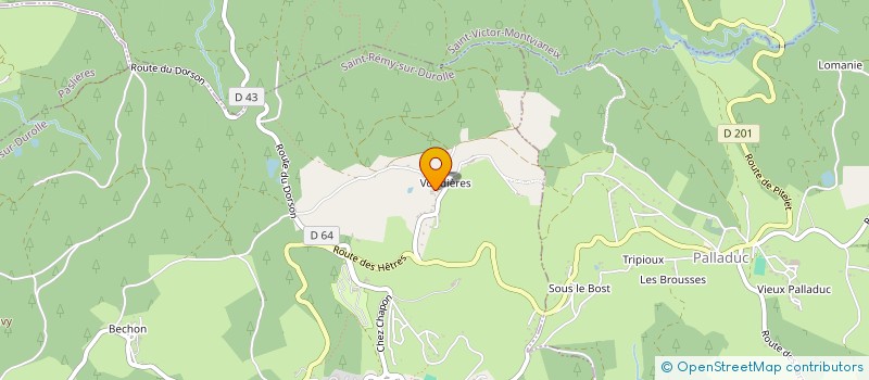 localisation de l'entreprise PIRONIN LOCATION  SAINT-REMY-SUR-DUROLLE