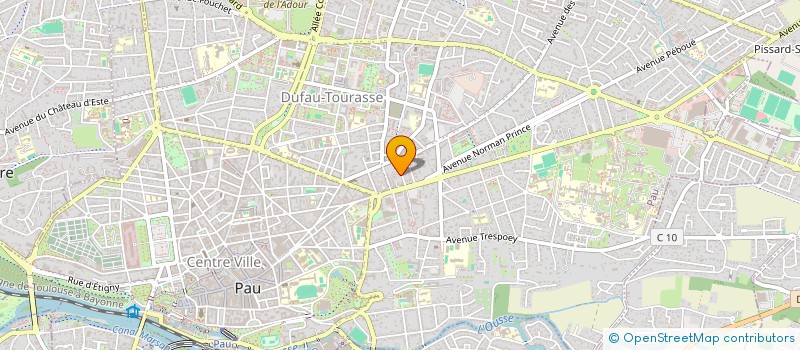 localisation de l'entreprise PIRONNEAU J-YVES & ZIELINSKY FREDERIQUE à PAU