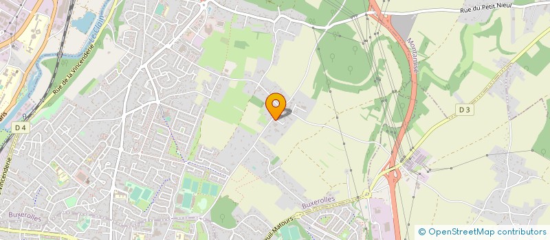 localisation de l'entreprise PIRONNET SERVICES  BUXEROLLES