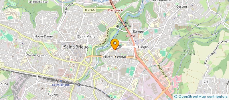 localisation de l'entreprise PIROU - LE MARER à SAINT-BRIEUC