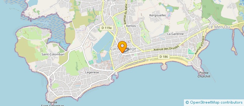localisation de l'entreprise PIROUETTE à CARNAC