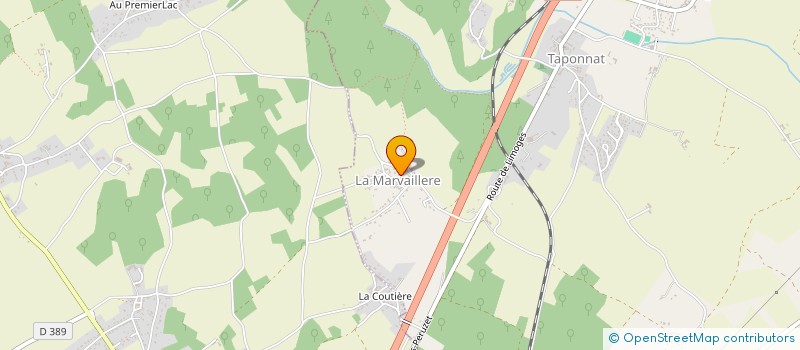 localisation de l'entreprise PIROUETTE à TAPONNAT-FLEURIGNAC