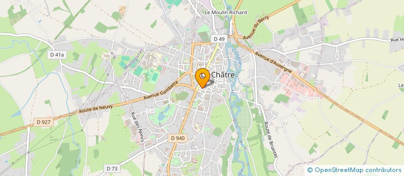 localisation de l'entreprise PIROUETTE à LA CHATRE