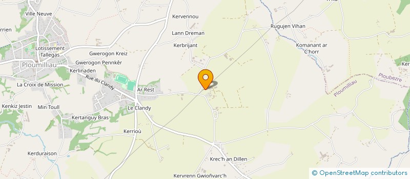 localisation de l'entreprise PIROUETTE-CACAHOUETE  LANNION