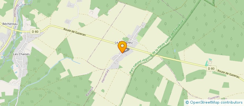 localisation de l'entreprise PIROUETTE CACAHOUETTE  HERMERAY