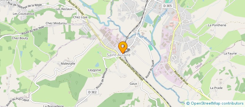 localisation de l'entreprise PIROUETTE CACAHUETE  SAINT-AULAIRE