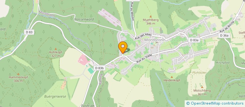 localisation de l'entreprise PIROUETTE & CACAHUETE  MONTBRONN