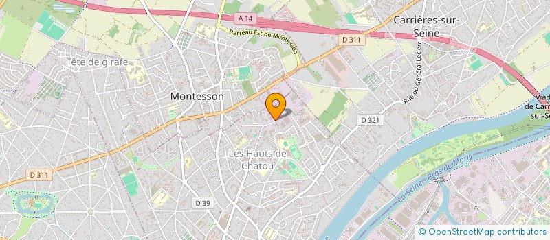 localisation de l'entreprise PIRPED INTERNATIONALE à CHATOU