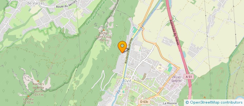 localisation de l'entreprise PIRVIZ  VIF