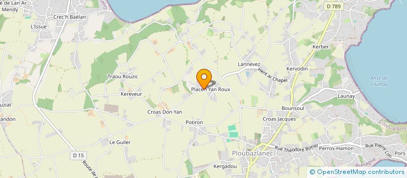 localisation de l'entreprise PIRY SHOES à PLOUBAZLANEC