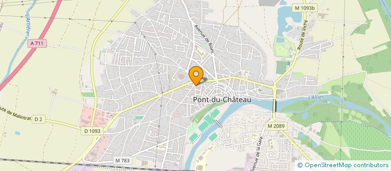 localisation de l'entreprise PISA  PONT-DU-CHATEAU