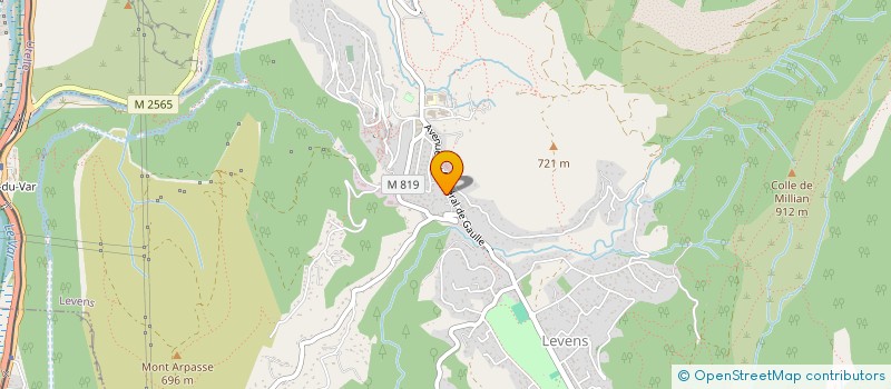 localisation de l'entreprise PISANI ELECTRICITE  LEVENS