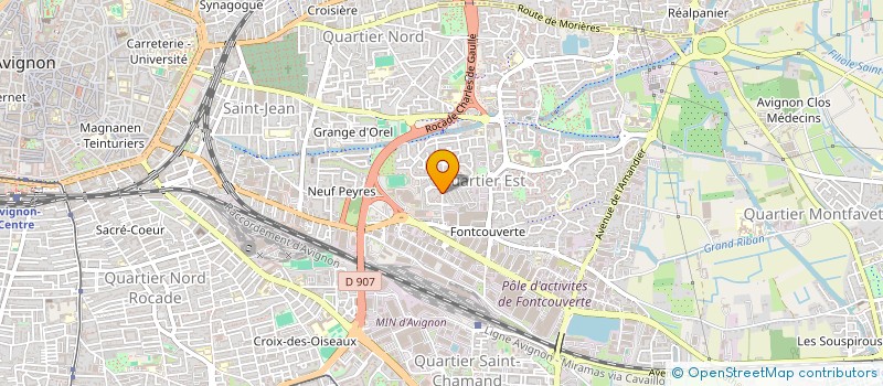 localisation de l'entreprise PISANO  AVIGNON