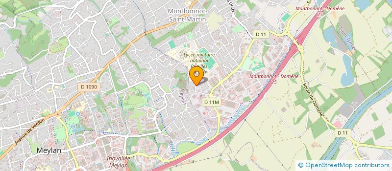 localisation de l'entreprise PISARA  MONTBONNOT-SAINT-MARTIN