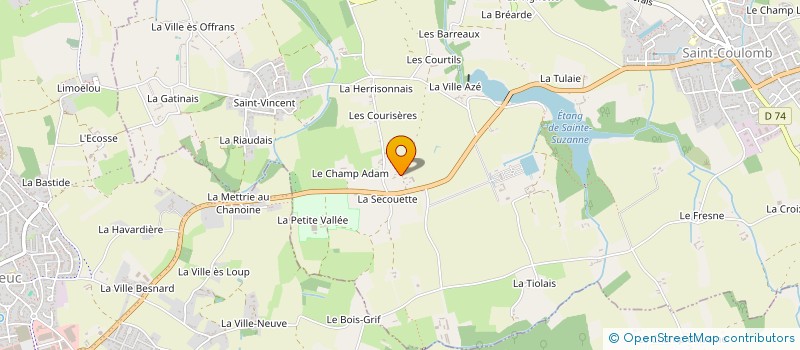 localisation de l'entreprise PISCI LINE à SAINT-COULOMB