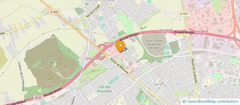 localisation de l'entreprise PISCICULTURE DE L'AUTHIE  LOOS EN GOHELLE