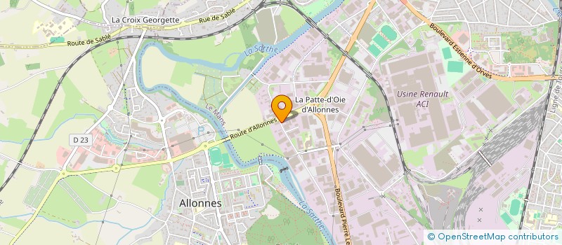 localisation de l'entreprise PISCIN'MANS VOTRE à LE MANS