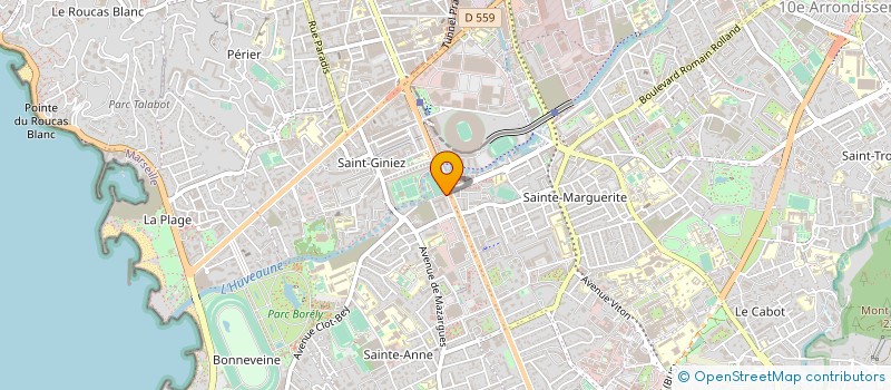 localisation de l'entreprise PISCINE CHEVALIER ROZE SPORT à MARSEILLE