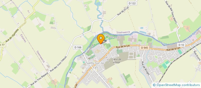 localisation de l'entreprise PISCINE CHIC à SAILLY-SUR-LA-LYS