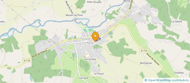 localisation de l'entreprise PISCINE CLAIRE à TOCANE-SAINT-APRE