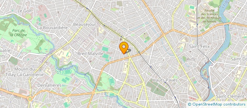 localisation de l'entreprise PISCINE DE FRITES à NANTES