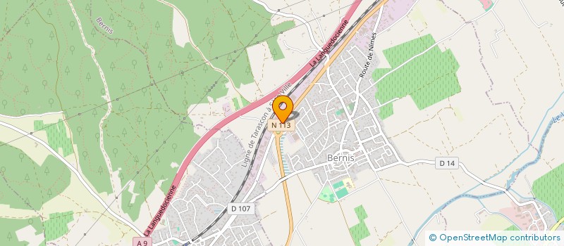 localisation de l'entreprise PISCINE DEPOT BERNIS  BERNIS