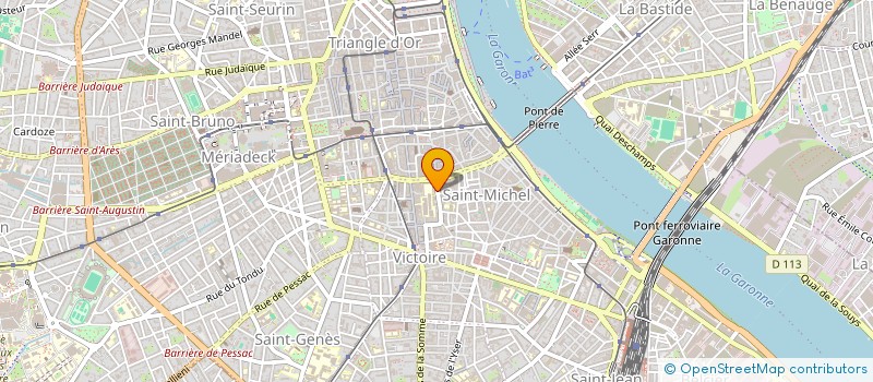 localisation de l'entreprise PISCINE DU MIRAIL  BORDEAUX