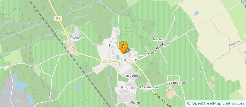 localisation de l'entreprise PISCINE ENTRETIEN NETTOYAGE  SOUSSANS