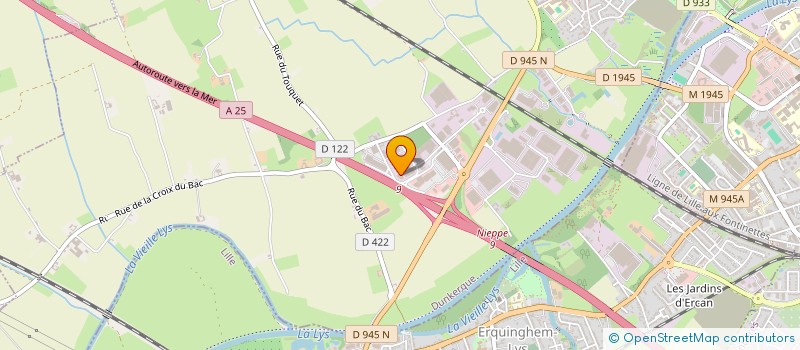 localisation de l'entreprise PISCINE ET CREATION  NIEPPE