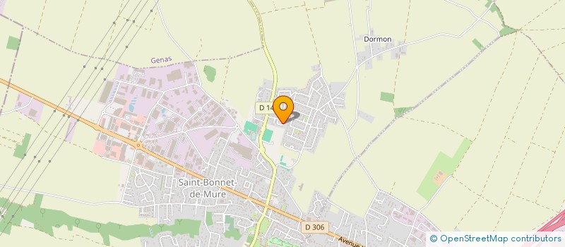 localisation de l'entreprise PISCINE ET PAYSAGE  SAINT-BONNET-DE-MURE