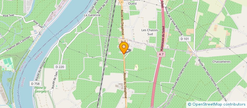 localisation de l'entreprise PISCINE LA PERLE  LA ROCHE-DE-GLUN