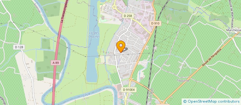 localisation de l'entreprise PISCINE LE LAGON BLEU à LIBOURNE