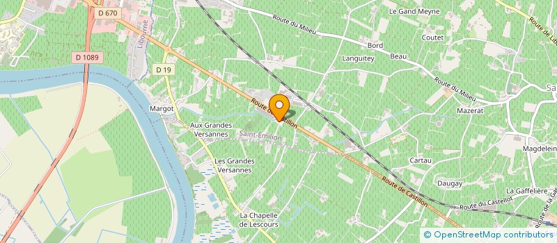 localisation de l'entreprise PISCINE MINIMAX  SAINT-EMILION