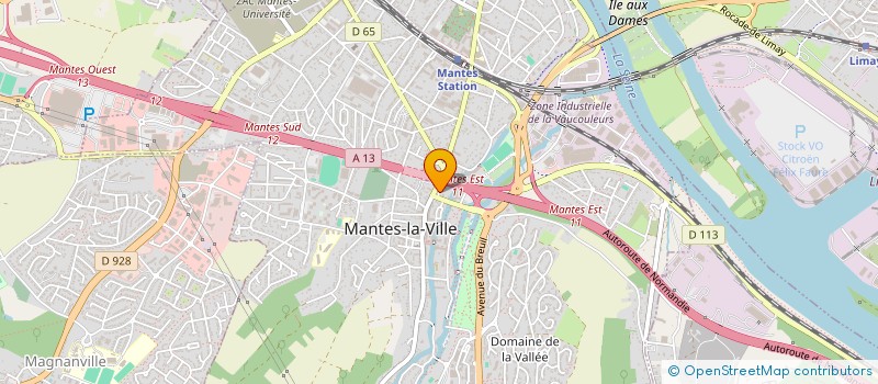 localisation de l'entreprise PISCINE MUNICIPALE CAMV à MANTES-LA-VILLE