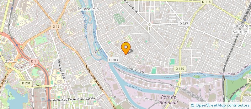 localisation de l'entreprise PISCINE'N CO à SAINT-MAUR-DES-FOSSES