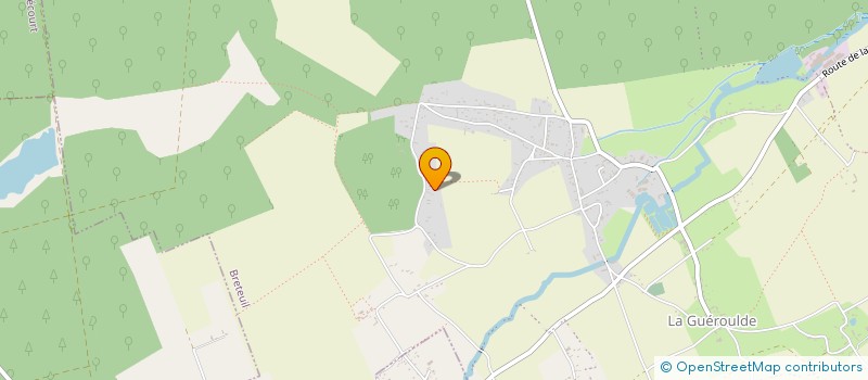 localisation de l'entreprise PISCINE O'CLAIRE  BRETEUIL