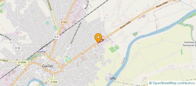 localisation de l'entreprise PISCINE RESEAU POLYESTER à GAILLAC