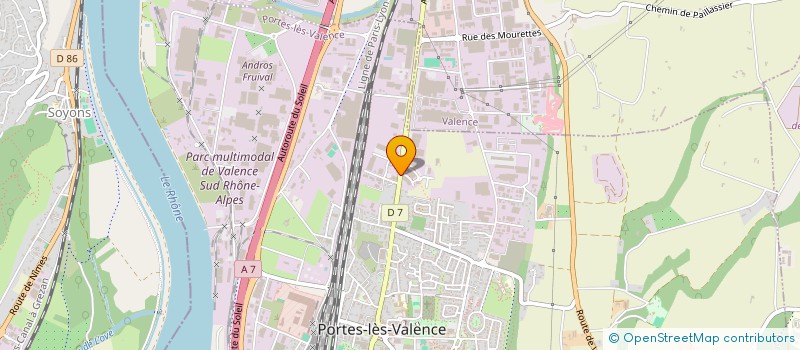 localisation de l'entreprise PISCINE SHOP  PORTES LES VALENCE