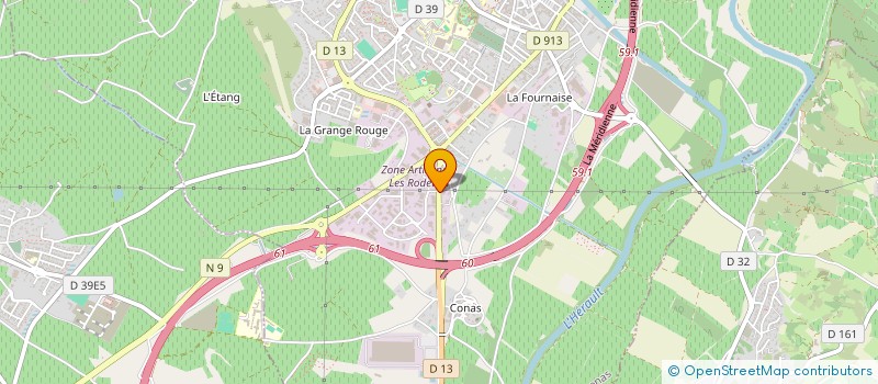 localisation de l'entreprise PISCINE & SPA 34 à PEZENAS