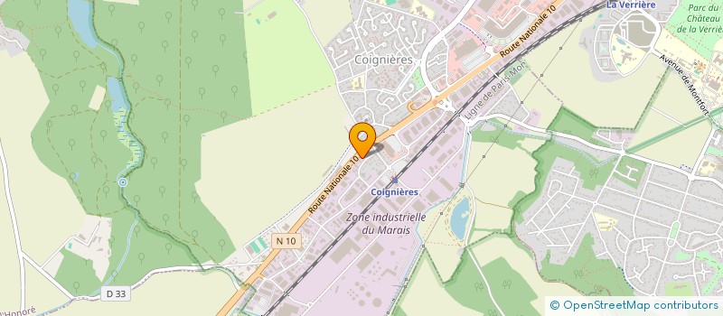 localisation de l'entreprise PISCINES 78 à COIGNIERES