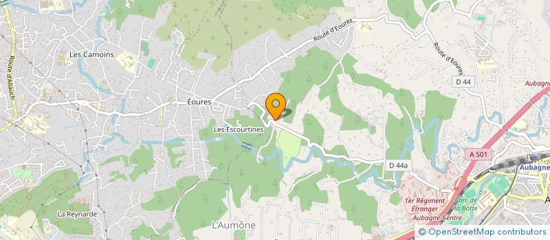 localisation de l'entreprise PISCINES AMADEUS à AUBAGNE