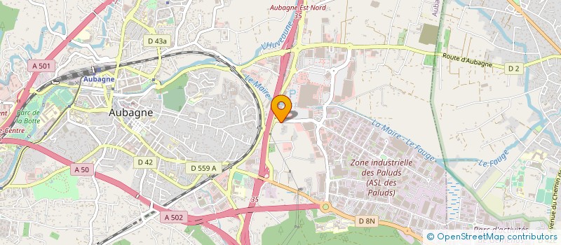 localisation de l'entreprise PISCINES AUBAGNE SERVICES  AUBAGNE