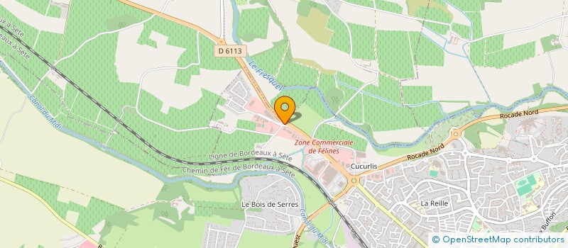 localisation de l'entreprise PISCINES BORT à CARCASSONNE