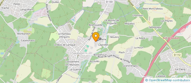 localisation de l'entreprise PISCINES COTE LANDES  CAPBRETON