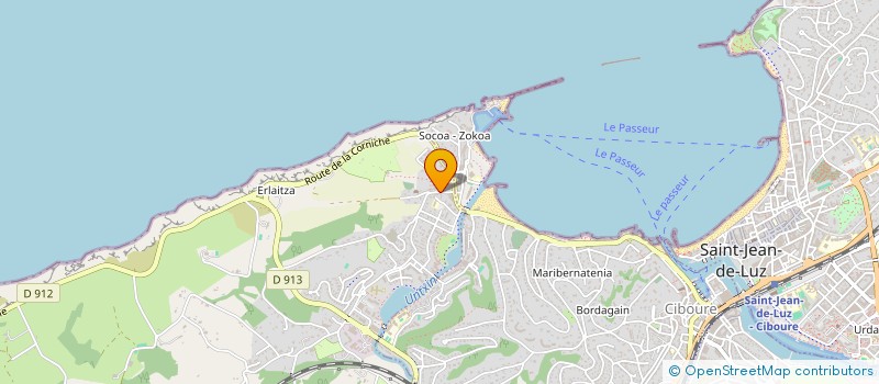 localisation de l'entreprise PISCINES COURREJ  ANGLET