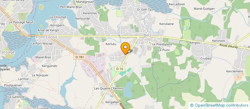 localisation de l'entreprise PISCINES DE LA RIA à BELZ