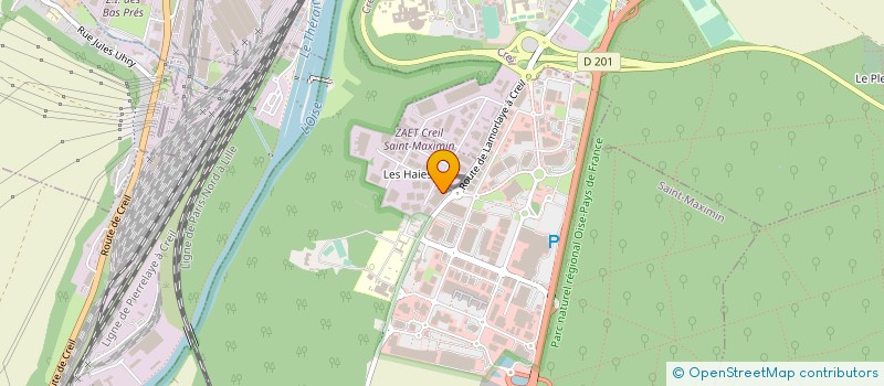 localisation de l'entreprise PISCINES EMOIS à SAINT-MAXIMIN