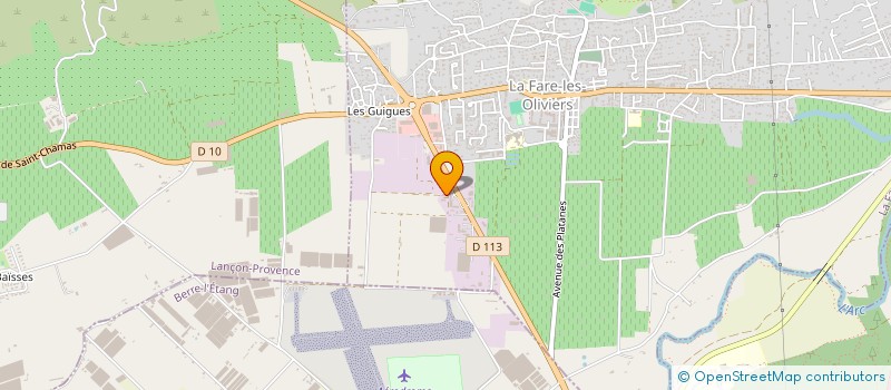 localisation de l'entreprise PISCINES ESPACE DIFFUSION  LA FARE-LES-OLIVIERS